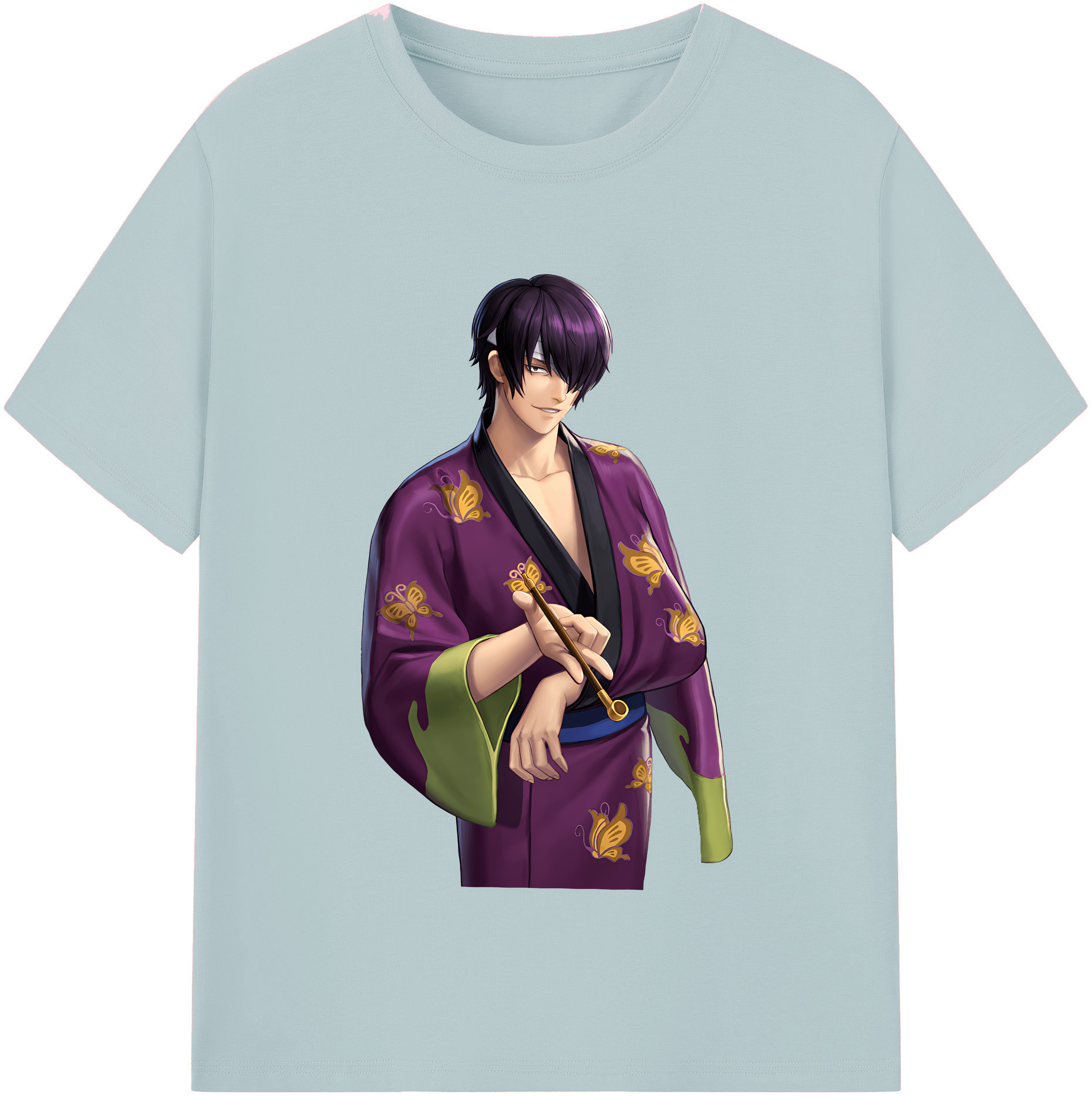 （画像用） ぎんたま 坂田銀時（さかたぎんとき） 神楽 志村新八（しむら しんぱち） GINTAMA Sakata Gintoki Kagura Shimura Shinpachi 綿100％半袖Tシャツ（フロントプリント）